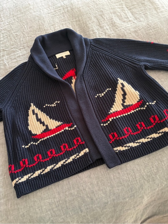 THE GREAT. Sweaters - THE GREAT SAILBOAT LODGE CARDIGAN Woman’s SZ 2